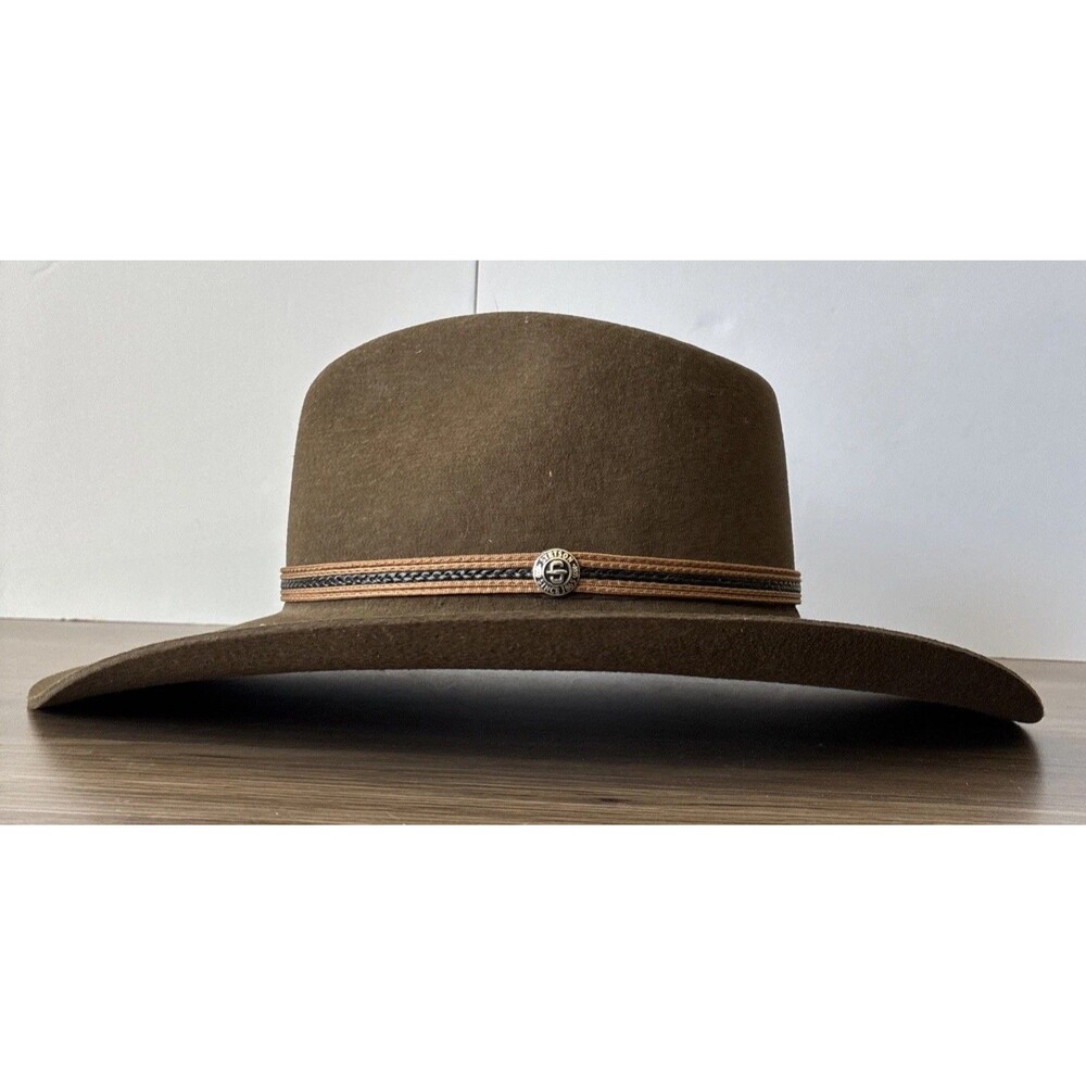New In BOX, Stetson The Rawlins Cowboy Hat, Size Medium, KB Oak Brown, 3.5” Brim - Picture 16 of 16